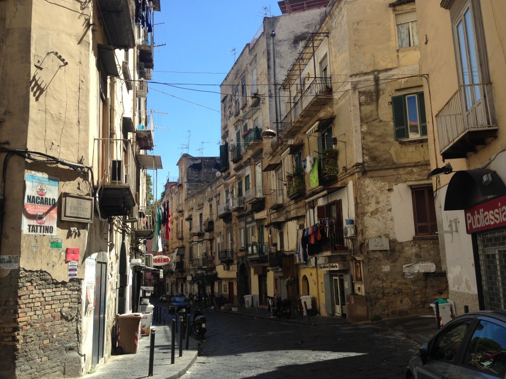 Calle cualquiera de Nápoles